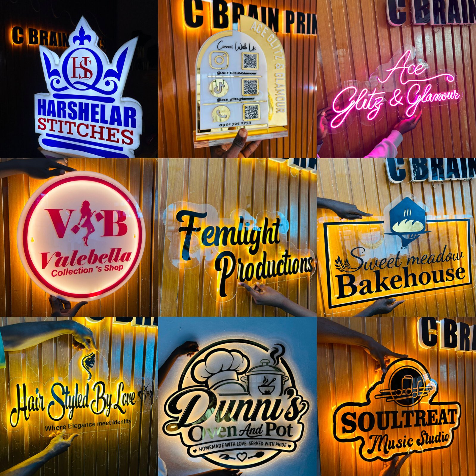 Indoor custom signage